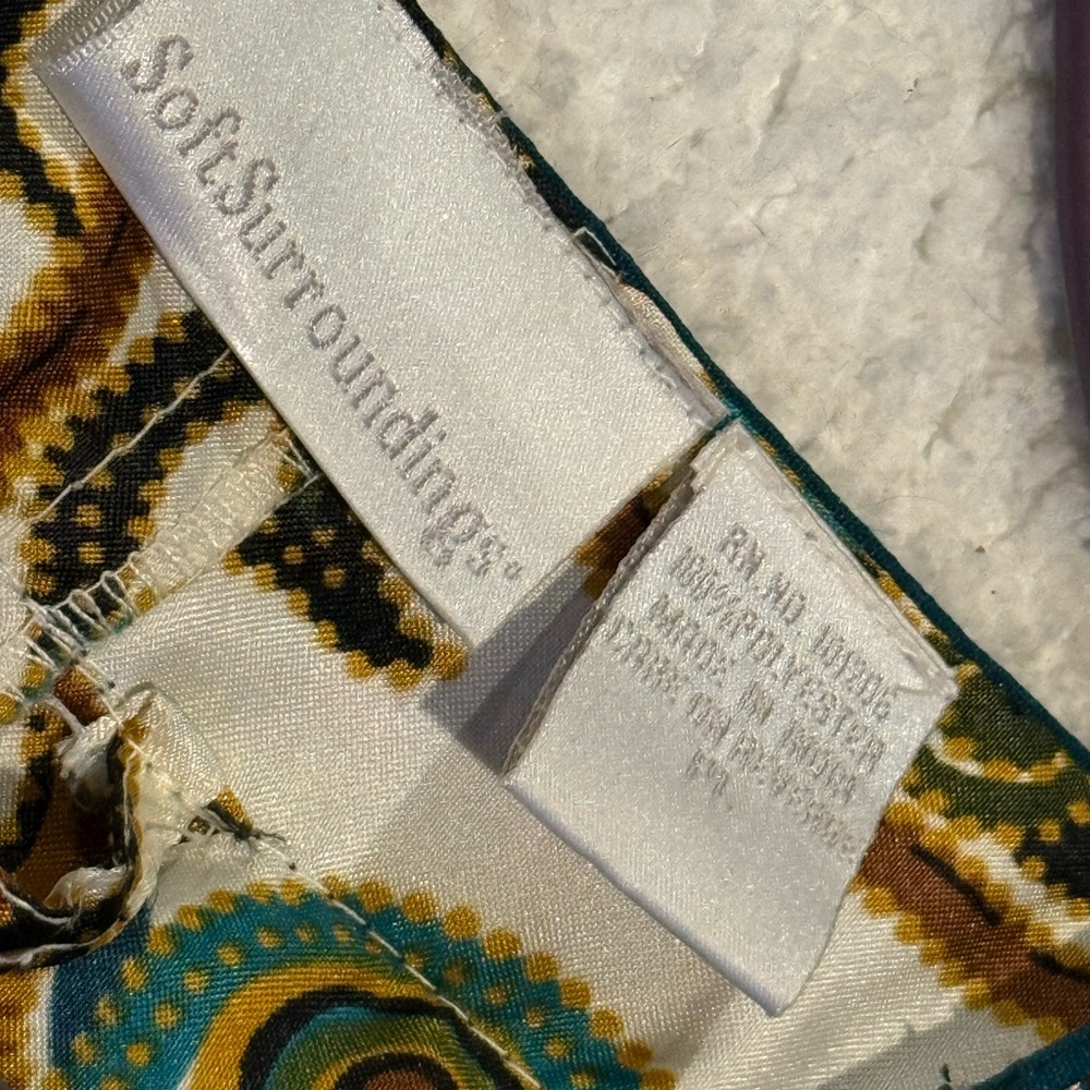 Soft Surroundings Multicolor Patterned Kimono - image 4